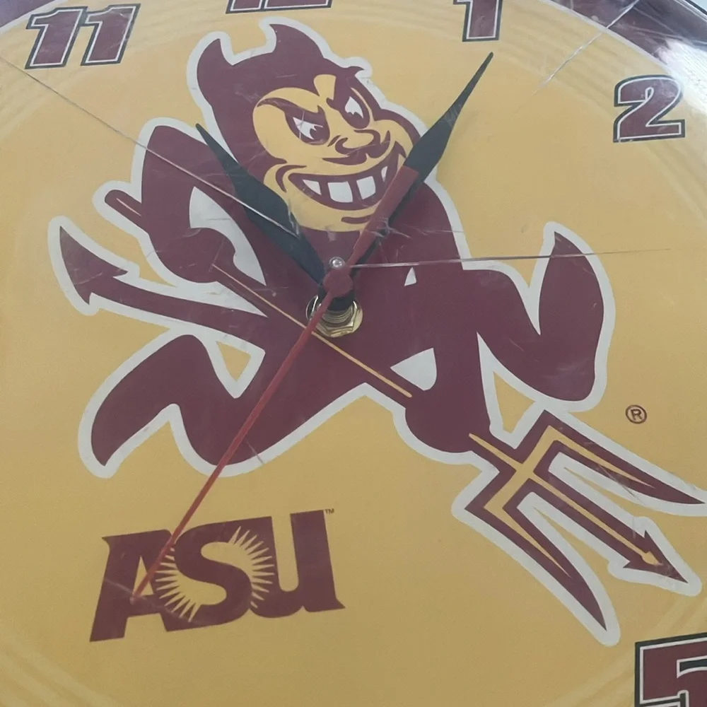 ASU sun devils clock